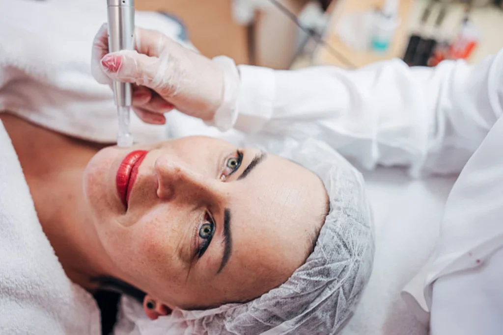 Hautanalyse-Bereich im Kosmetikstudio Augsburg